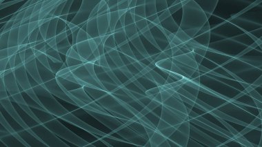Soyut arkaplan 4k yeşil turkuaz açık siyah dalga ve çizgiler