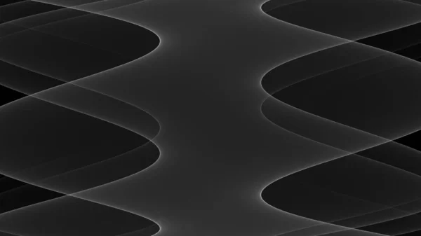 Fundo Abstrato Monocromático Branco Cinza Luz Escuro Preto Ondas Linhas — Fotografia de Stock