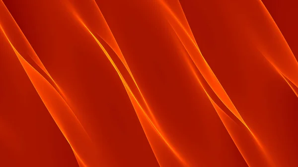 Fondo Abstracto Rojo Naranja Claro Negro Oscuro Ondas Neón Líneas —  Fotos de Stock