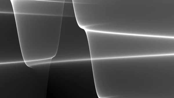 Abstraktní Pozadí Monochromatické Bílé Šedé Světlo Tmavě Černé Vlny Linie — Stock fotografie