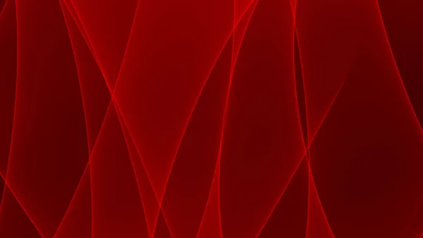 Abstrakter Hintergrund Rotes Licht Dunkelschwarze Neonwellen Und Linien — Stockfoto