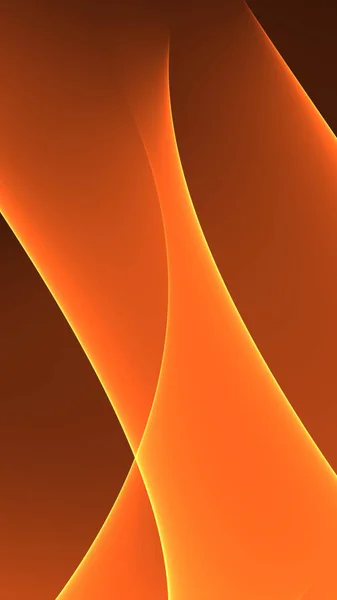 Abstract Achtergrond Oranje Geel Rood Licht Donker Zwart Golven Lijnen — Stockfoto