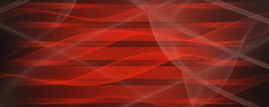 Soyut arkaplan 4k beyaz kırmızı ışık siyah dalgalar ve çizgiler afiş