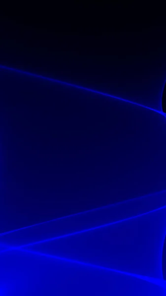 Abstract Achtergrond Blauw Licht Donker Zwart Neon Golven Lijnen — Stockfoto