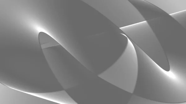 Фон Абстрактный Монохромный Белый Серый Серебристый Линии Черных Волн Кривые — стоковое фото