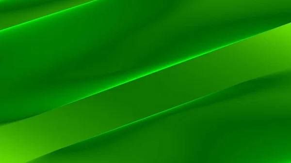 Achtergrond Abstract Groen Licht Groen Donkergroene Golven Lijnen Krommen Verloop — Stockfoto