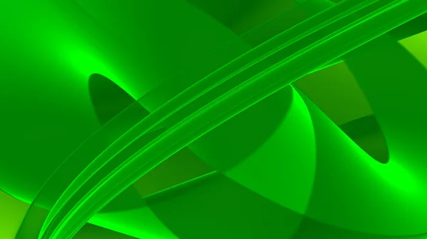 Achtergrond Abstract Groen Licht Groen Donkergroene Golven Lijnen Krommen Verloop — Stockfoto