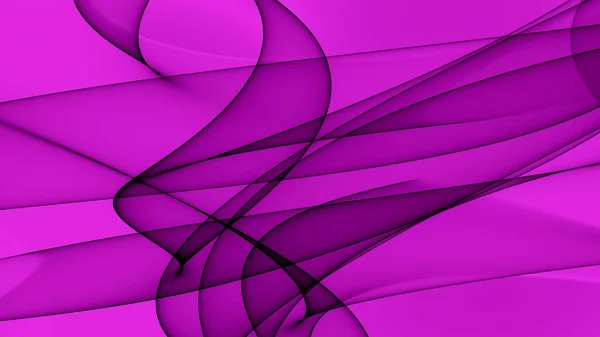 Hintergrund Abstrakt Lila Lila Rosa Lavendel Schwarze Wellen Linien Kurven — Stockfoto