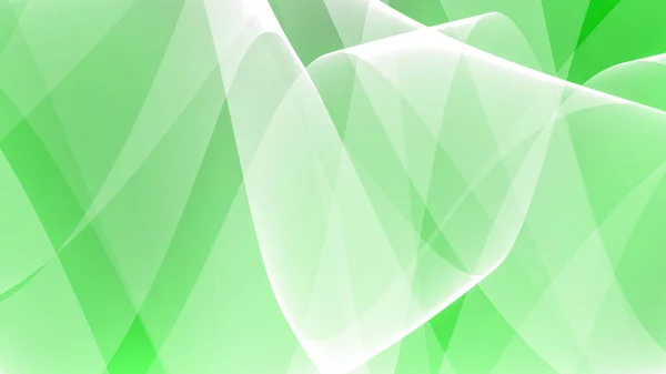 Achtergrond Abstract Groen Licht Groen Wit Donkergroene Golven Lijnen Krommen — Stockfoto