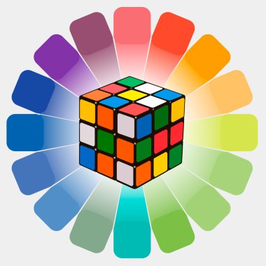 Rubik küpü paleti