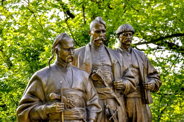 Monument till den ukrainska kosacker, Vienna — Stockfoto