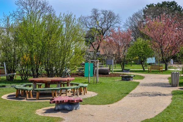 Hirschstetten botanická zahrada, Vídeň — Stock fotografie