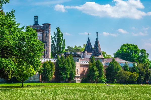 Zamek Franzensburg w Laxenburg, Dolna Austria — Zdjęcie stockowe