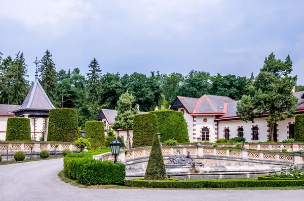 Кофейный двор Hermesvilla в Вене, Австрия — стоковое фото