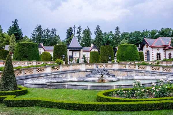 Courtyard of the Hermesvilla in Vienna, Austria — Stock Photo, Image