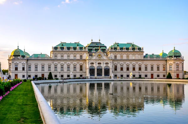 Palacio del Belvedere Superior en Viena, Austria — Foto de Stock