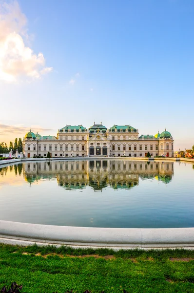 Palacio del Belvedere Superior en Viena, Austria — Foto de Stock