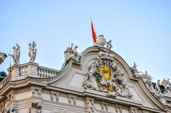 Detalle del Belvedere Superior en Viena, Austria — Foto de Stock