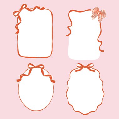 Noel Çerçeve Koleksiyon Vektörü, Garip Noel Sınır Çizgisi, Sevimli El Çizilmiş Sınır Tasarım Vektörü