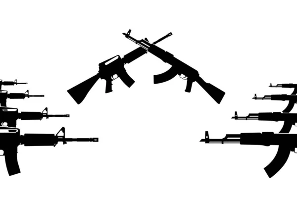 Symbol Zeichen Bezeichnung Für Bewaffnete Militärische Konflikte Krieg Und Konfrontation — Stockvektor