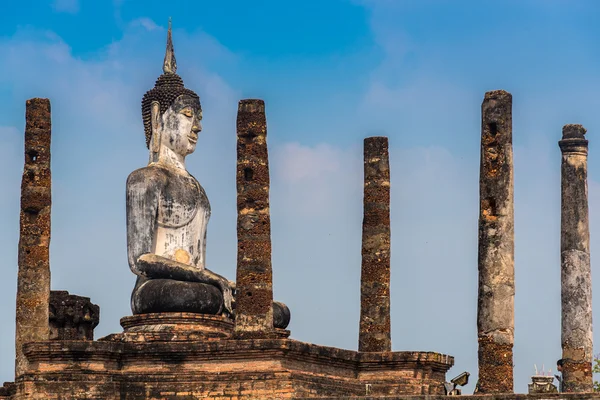 Buddha v Wat Mahathat — Stock fotografie