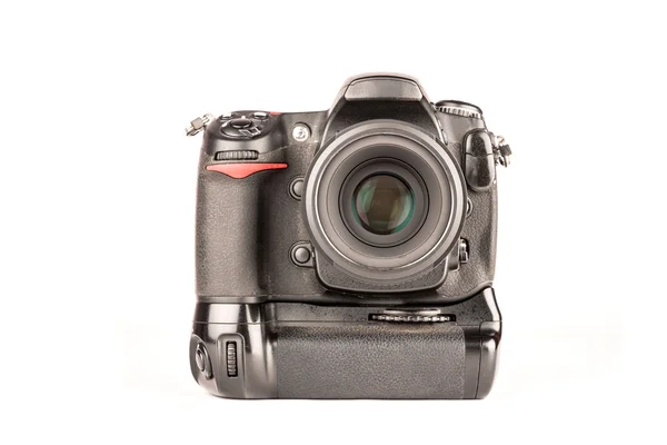 DSLR kameran etunäkymä — kuvapankkivalokuva
