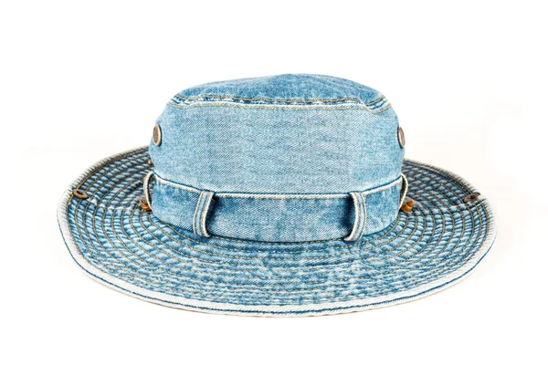 Denim hat isolated — Stock Photo, Image