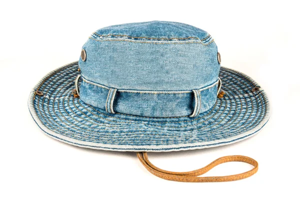 Džínovina klobouk, samostatný — Stock fotografie