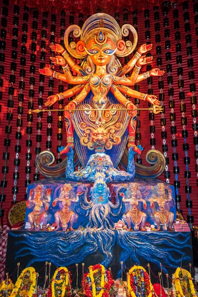 Durga Puja idool — Stockfoto