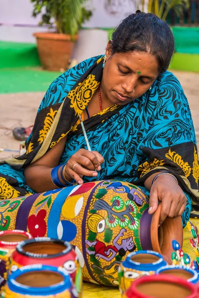 Artista a Artigianato Expo 2015 — Foto Stock