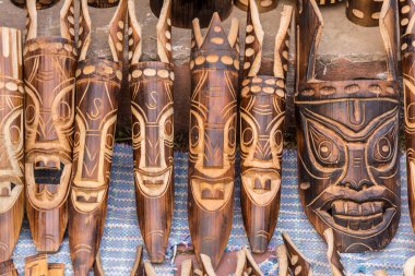 Antik Hint kabile maskeleri