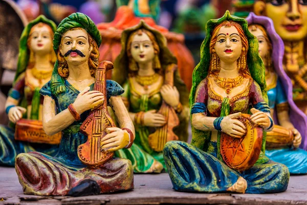 Muñecas de arcilla tocando música clásica — Foto de Stock