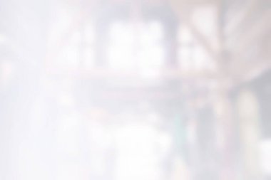 Soyut Beyaz Bulanık Eski Depo Arkaplanı.