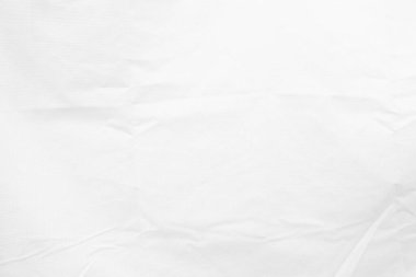 Beyaz Grunge Kırışık Vinil Sayfa Arkaplanı, Mockup, Arkaplan ve Şablon İçin Uygun.