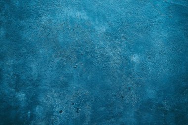 Mavi Grunge Beton Duvar dokusu Arkaplanı.
