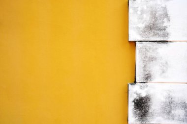 Sarı Grunge Işık Işınlı Vintage Duvar Arkaplanı.