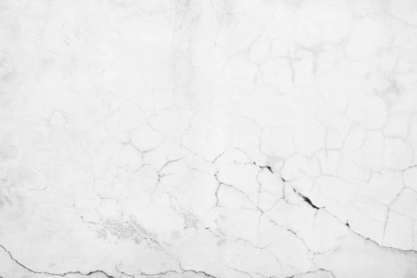 Biały Pęknięty Beton Ściana Tekstury Tła — Zdjęcie stockowe
