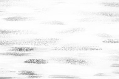 Beton Duvardaki Fırça Vuruşuyla Bitmemiş Beyaz Boyama Arkaplan Yapısı.