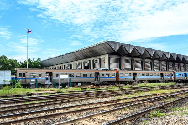 Train hangar. — Stock Photo, Image