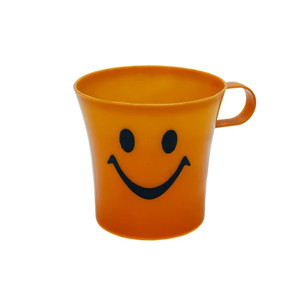 Sonríe taza naranja . — Foto de Stock