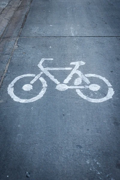Bicycle sign. — Stock Photo, Image