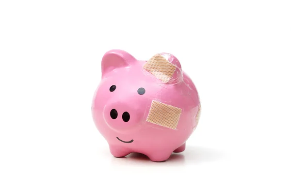 Pink piggy bank — Stock Photo, Image