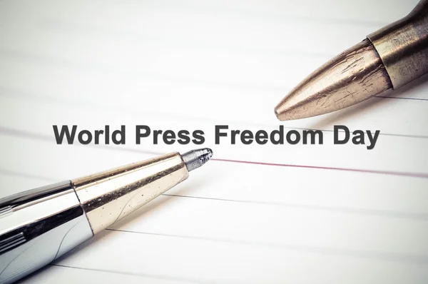 Freedom of the press is at risk concept