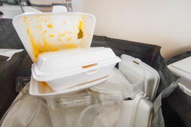 Paket servisi olan restoran gıda ve çevre sorunları