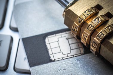 Kredi kartı güvenlik kilidi