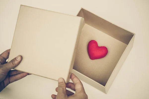 Pudełko z miłości — Zdjęcie stockowe