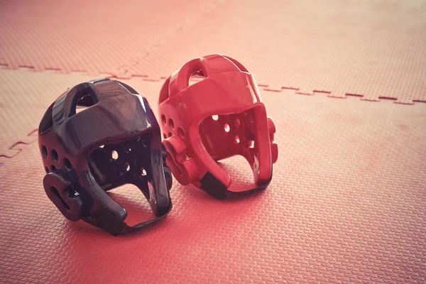 Taekwondo head guard — Stock Photo, Image