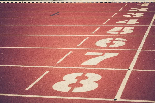 Pista de corrida de perto — Fotografia de Stock