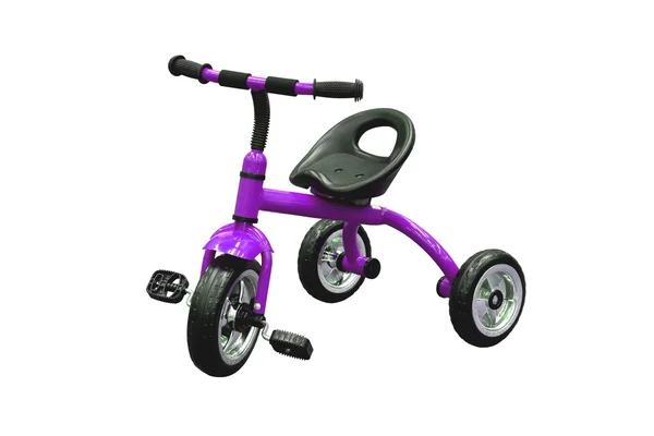 Tricycle for kids isolated — Stock Photo, Image