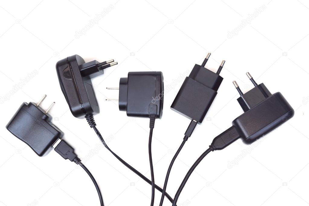 Different types of adapter charger 